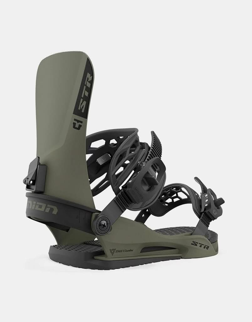 Union STR 2024 Snowboard Bindings - Dark Green