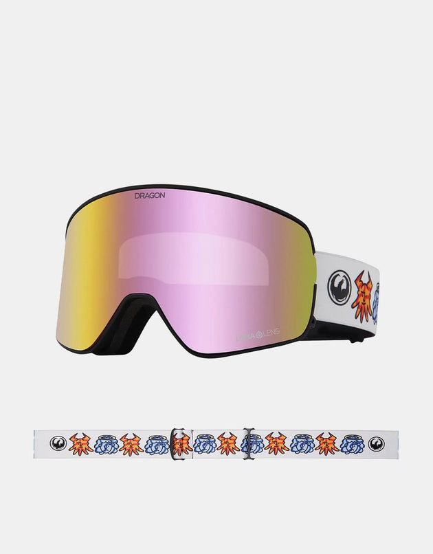 Dragon NFX2 Snowboard Goggles - Forest Bailey Signature/LUMALENS® Pink Ion