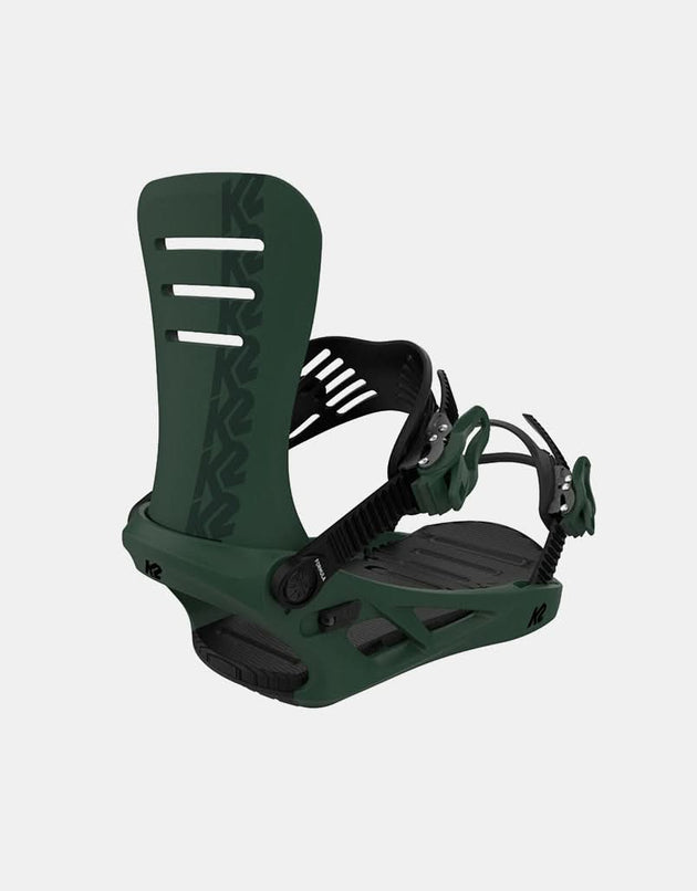 K2 Formula 2024 Snowboard Bindings - Deep Green