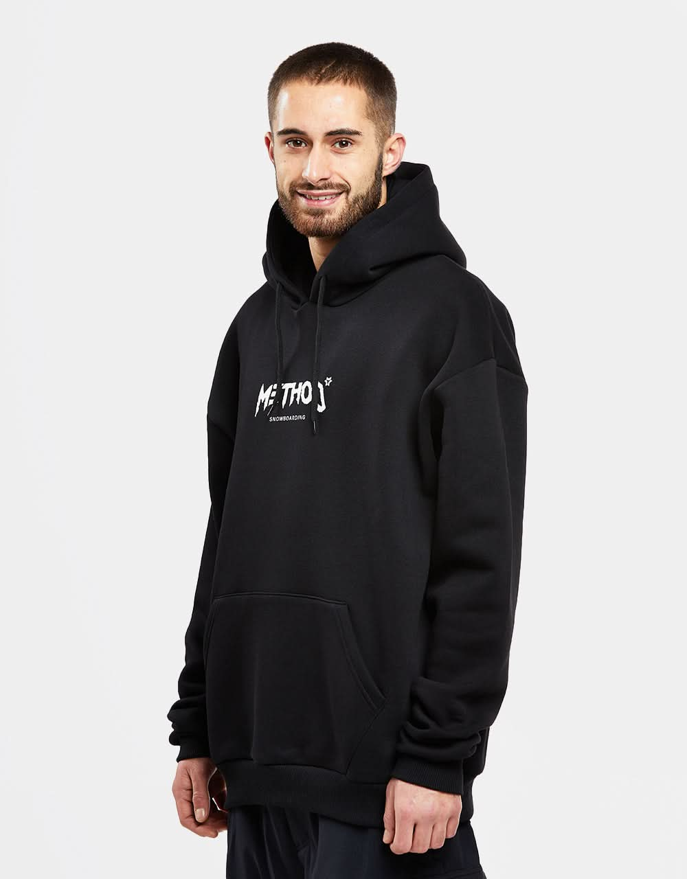 Sudadera con capucha Method Snowboarding Logo - Negro