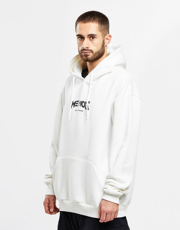 Method Snowboarding Logo Pullover Hoodie – Off White