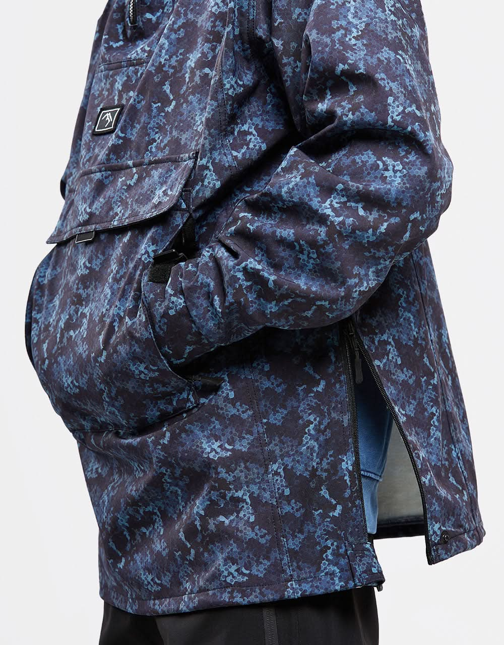 Giacca da snowboard Brethren Access Anorak - Crypto Camo