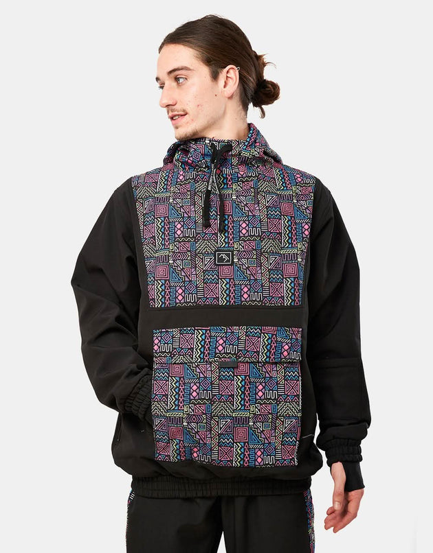 Brethren Baseline Pullover Snowboardjacke – Tetris