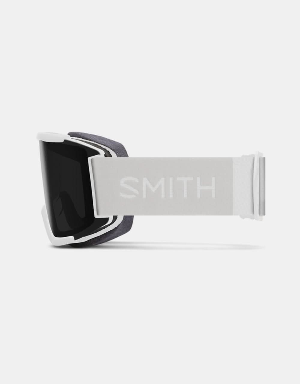 Smith Squad Snowboard Goggles - White Vapor/ChromaPop™ Sun Black