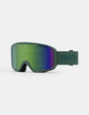 Smith Blazer Snowboard Goggles - Alpine Green/Green Solx Mirror Antifog