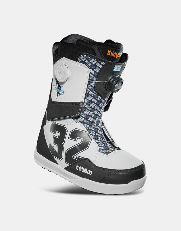 Boots de snowboard ThirtyTwo Zeb Powell Lashed Double BOA® 2024 - Blanc/Noir