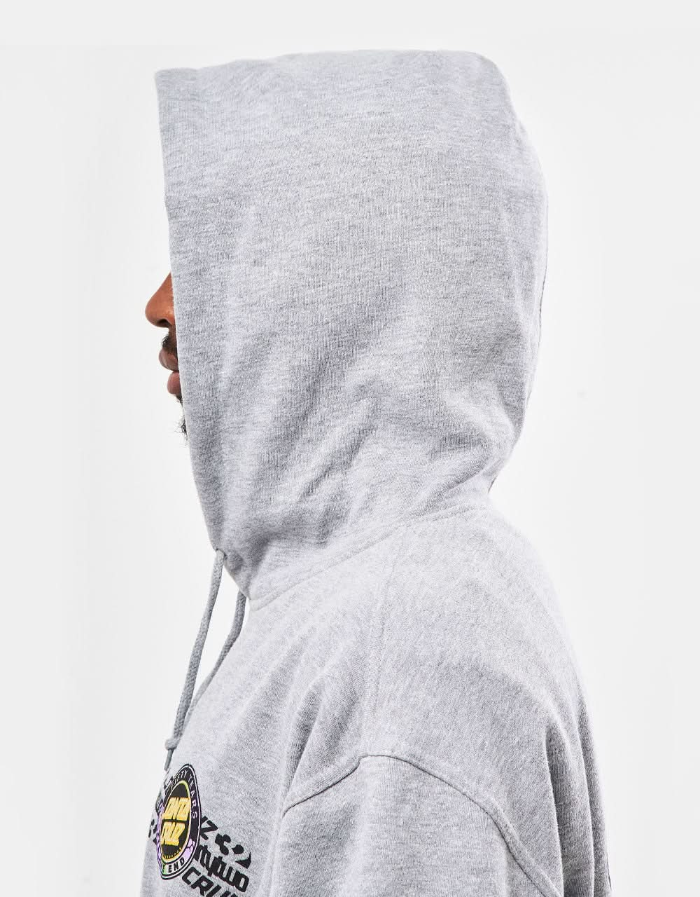 ThirtyTwo x Santa Cruz Screaming Hand Pullover Hoodie - Grey Heather