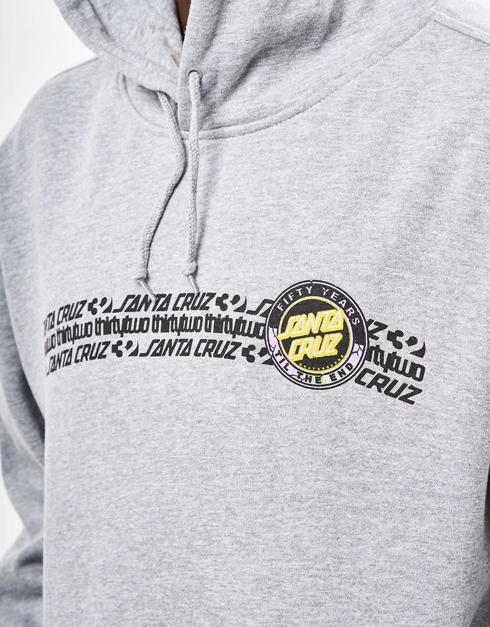 ThirtyTwo x Santa Cruz Screaming Hand Pullover Hoodie - Grey Heather