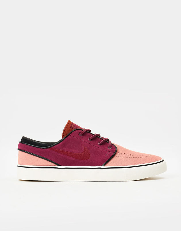 Nike SB Zoom Janoski OG+ Zapatos de skate - Rojo Stardust/Team Red-Rosewood