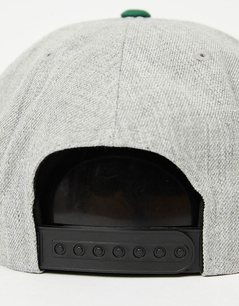 Cappellino snapback Brixton Oath III - Grigio erica/abete rosso