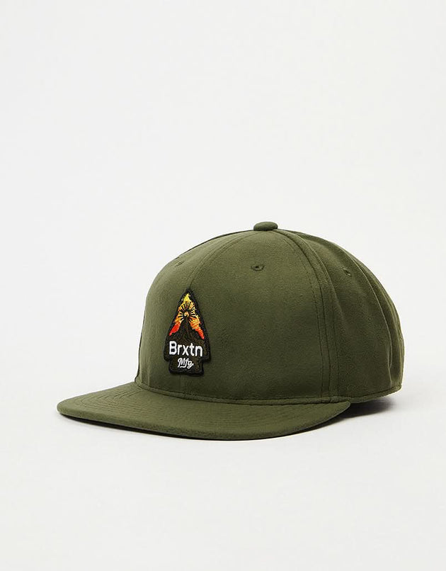 Casquette Snapback Brixton Holt - Olive Militaire