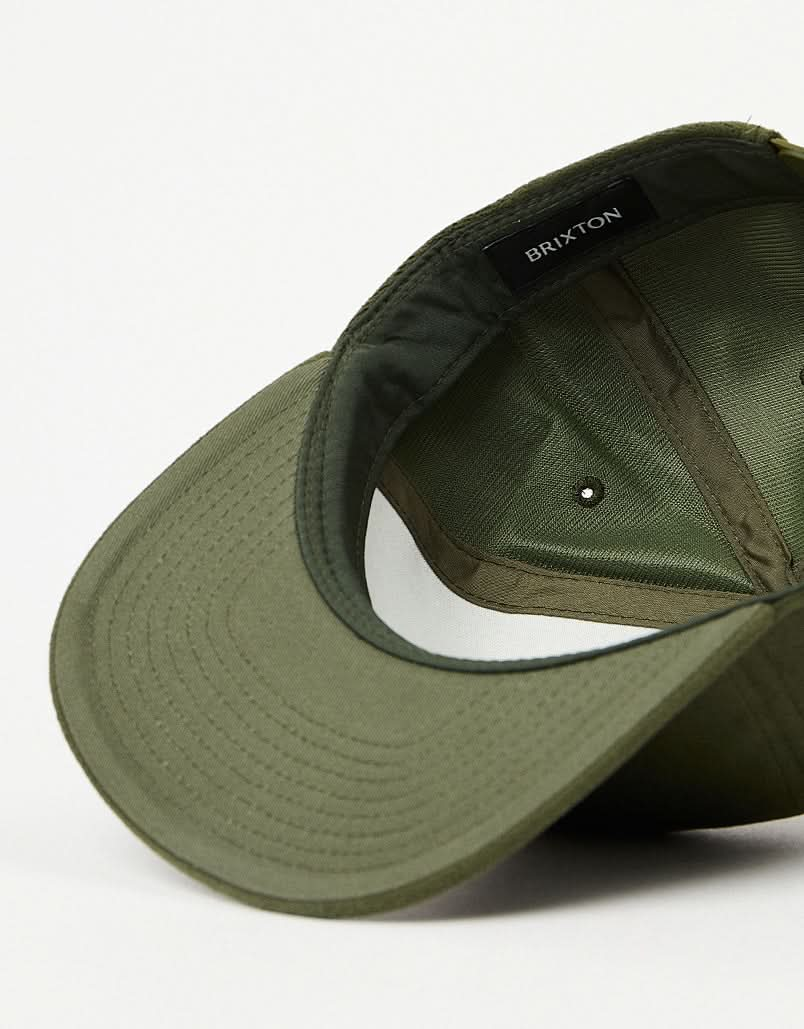 Brixton Holt Snapback Cap - Military Olive