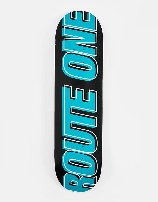 Route One Offset Athletic Logo Skateboard Deck