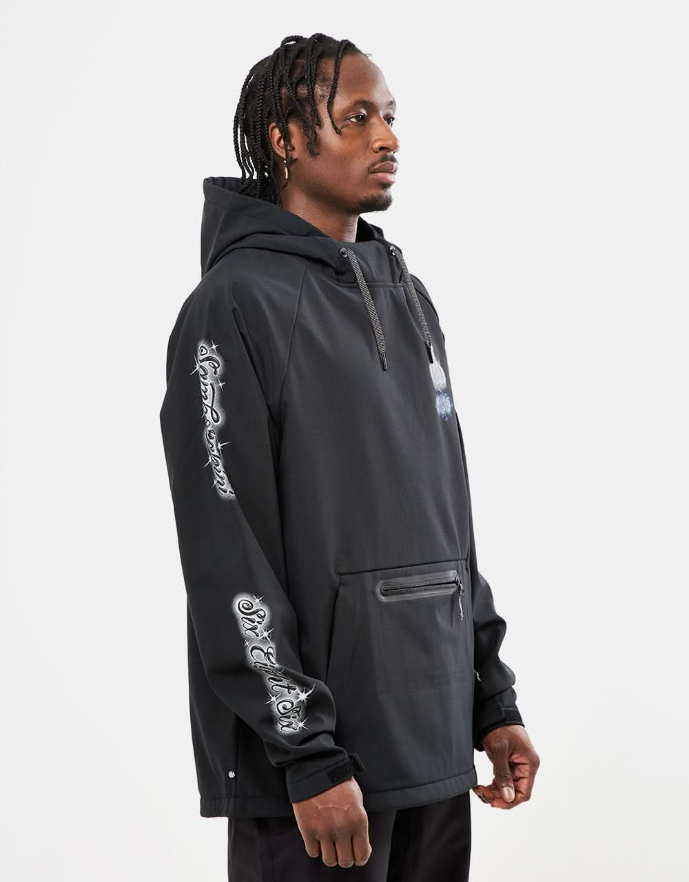 686 Waterproof Pullover Hoodie - Samborghini Black