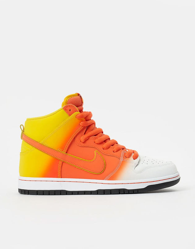 Nike SB „Candy Corn“ Dunk High Pro Skateschuhe – Amarillo/Orange-Weiß-Schwarz