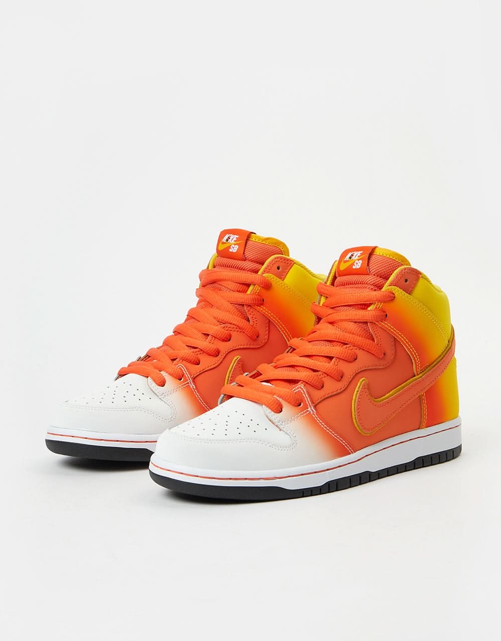 Chaussures de skate Nike SB 'Candy Corn' Dunk High Pro - Amarillo/Orange-Blanc-Noir