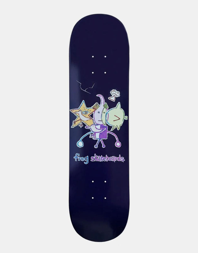 Frog Cracked Robot Boy Skateboard Deck - 8.00"