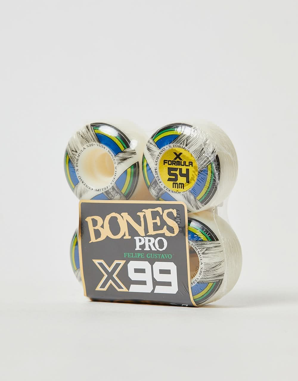 Bones Gustavo Redeemer X-Formula V1 Standard 99a Skateboard Wheels - 54mm