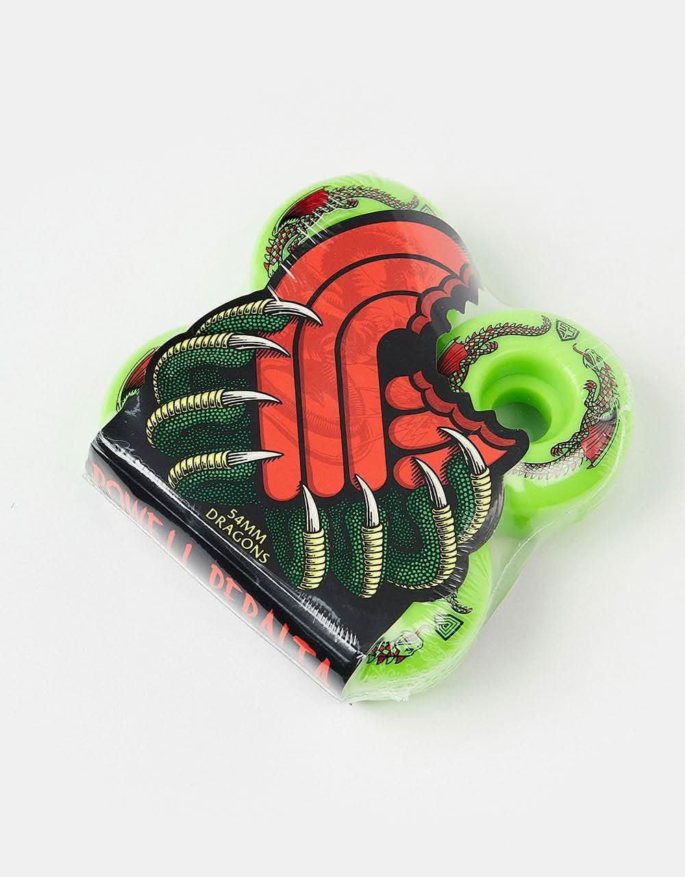 Powell Peralta Dragon Formula 93a Green Skateboard Wheels - 54mm x 34mm