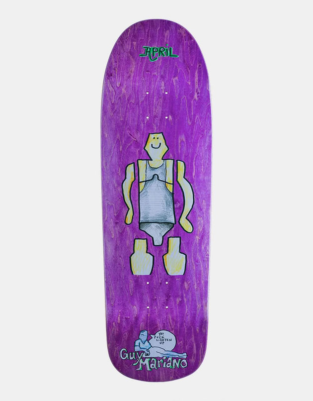 Tabla de skate April Guy by Gonz Purple '90s Shape' - 9,6"