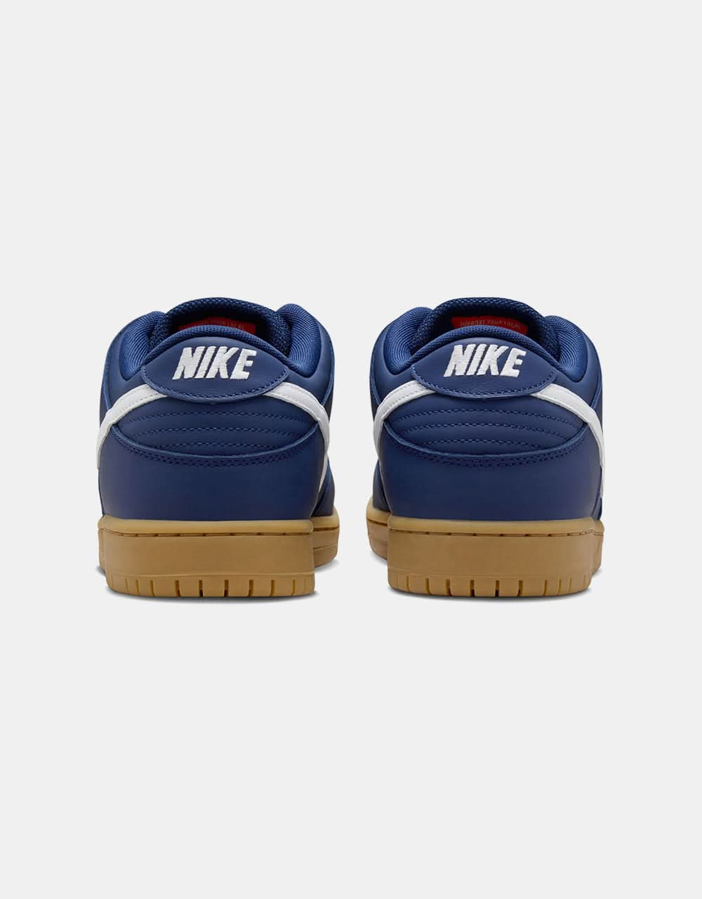 Nike SB Dunk Low Pro ISO Skateschuhe – Marineblau/Weiß-Marineblau-Gummibraun-Midnight Navy-Sicherheitsorange