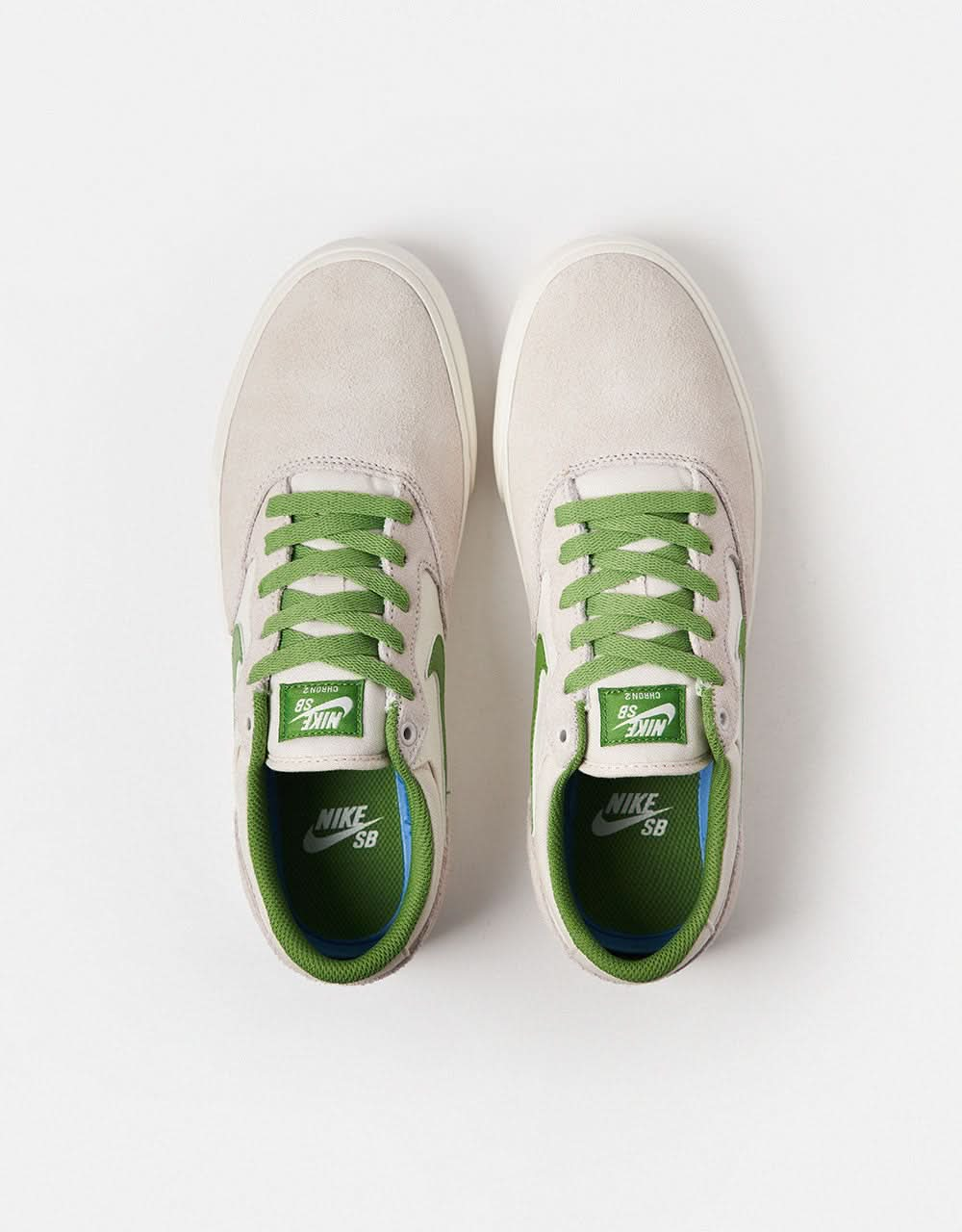 Nike SB Chron 2 Chaussures de skate - Phantom/Chlorophyll-Summit White-Sail