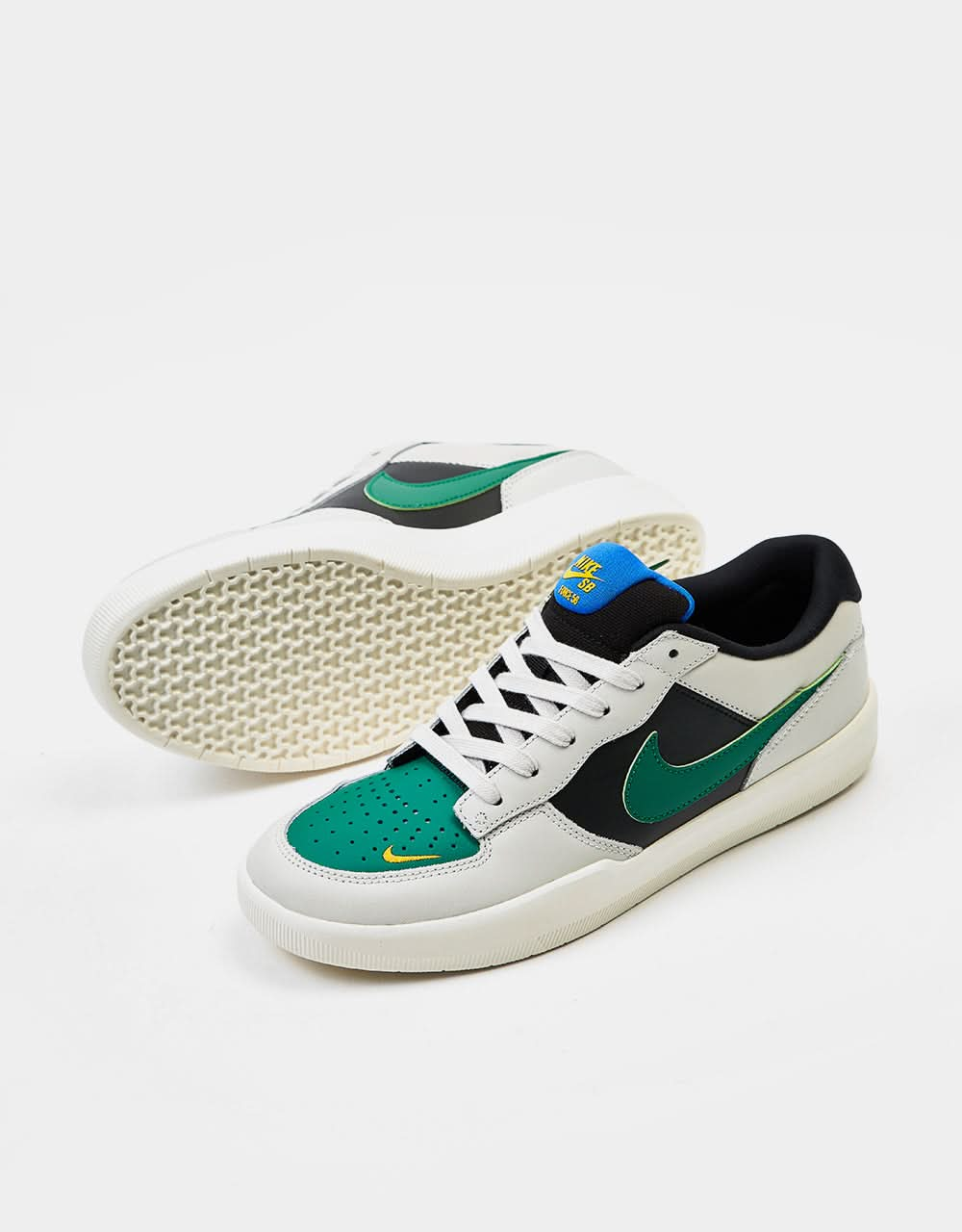 Scarpe da skate Nike SB Force 58 Premium L - Lt Bone/Malachite-Nero-Sail-Blu Racer-Oro Univ