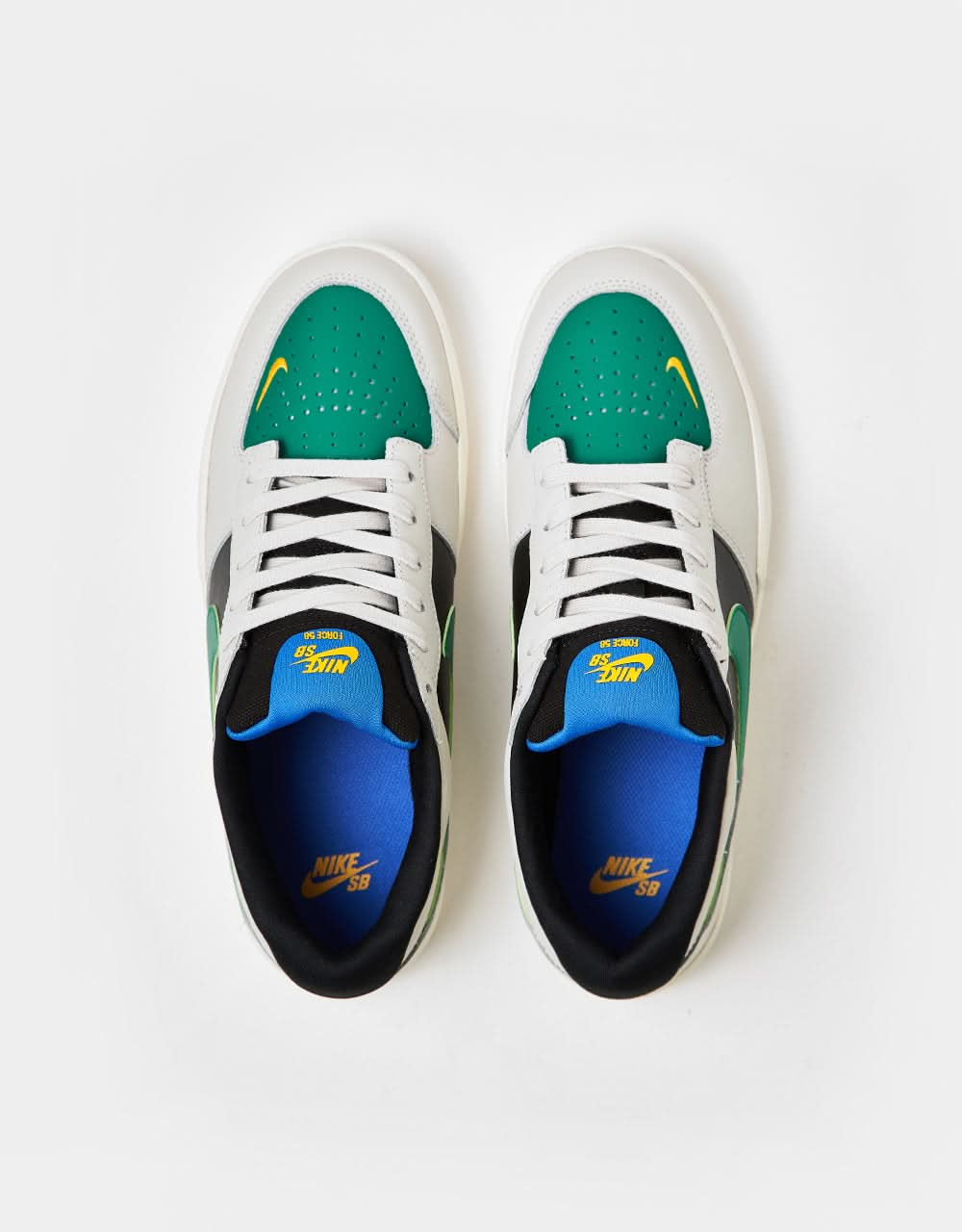 Scarpe da skate Nike SB Force 58 Premium L - Lt Bone/Malachite-Nero-Sail-Blu Racer-Oro Univ