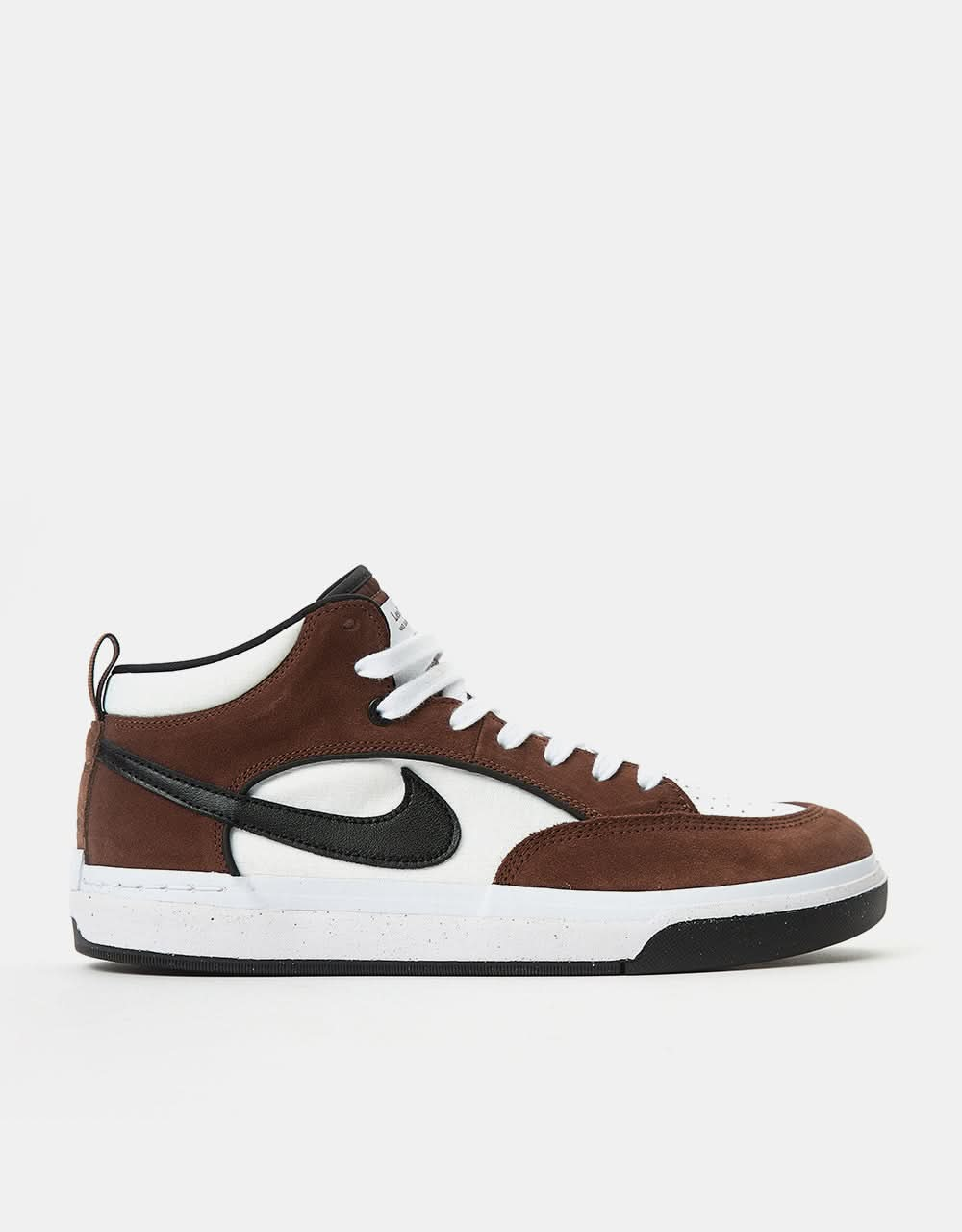 Nike SB React Leo Zapatos de skate - Chocolate claro/Negro-Blanco-Negro-Blanco-Negro