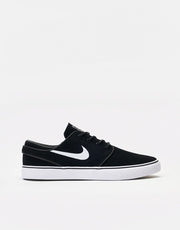 Nike SB Zoom Janoski OG+ Skateschuhe – Schwarz/Weiß-Schwarz-Weiß-Schwarz-Gummi Lt Brown