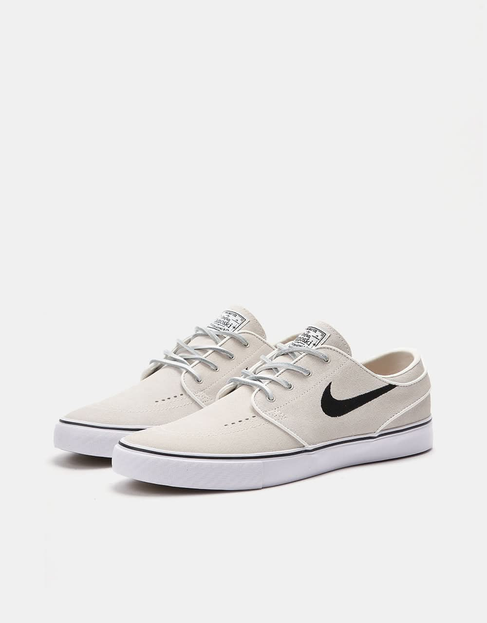 Nike SB Zoom Janoski OG+ Skate Shoes - Summit White/Black-Summit White-White