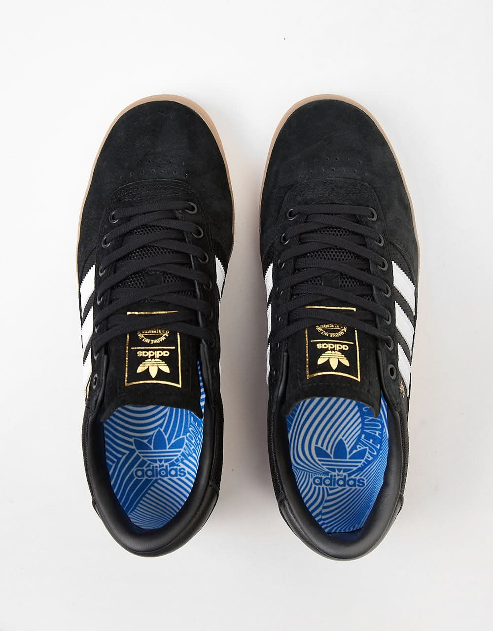 adidas Puig Indoor Skate Shoes - Core Black/White/Gum