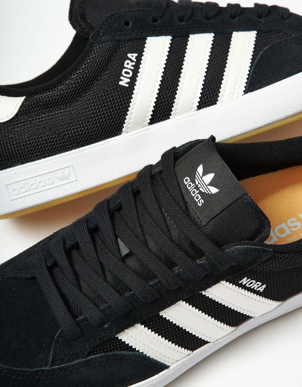 adidas Nora Skate Shoes - Core Black/Zero Metallic/Spark