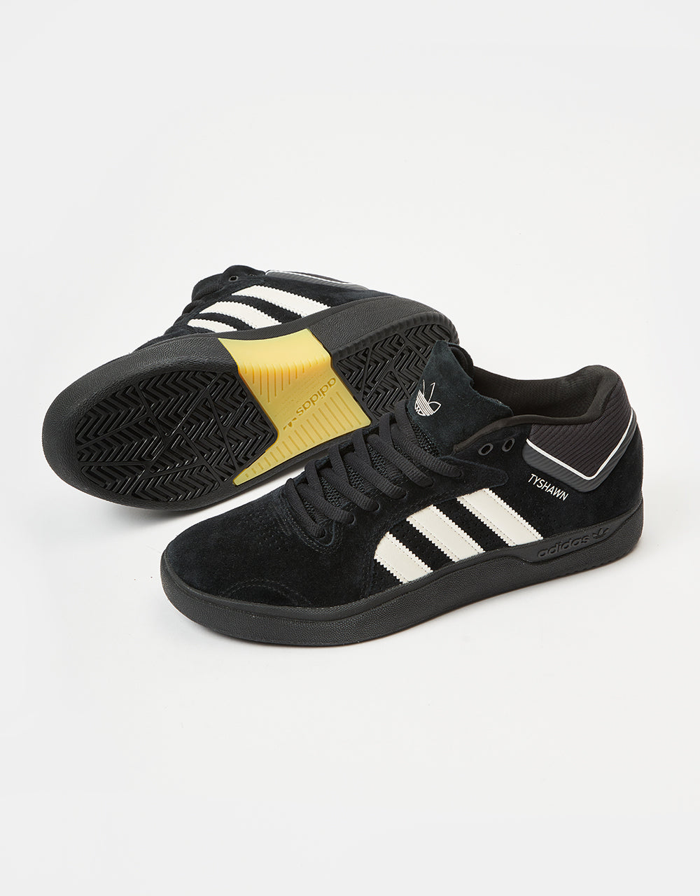 adidas Tyshawn Skateschuhe – Kernschwarz/Zero Metallic/Spark