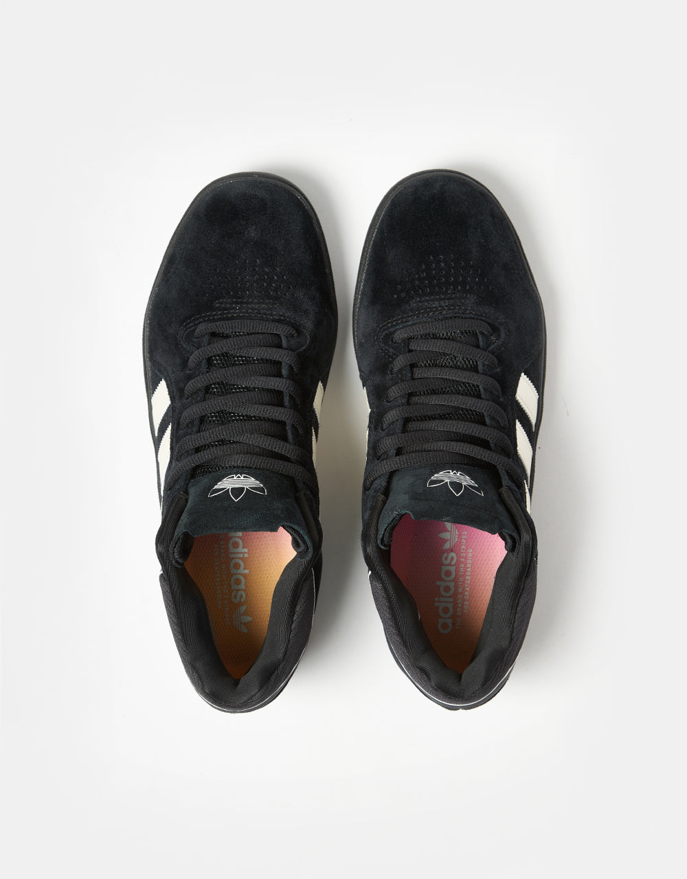 adidas Tyshawn Skate Shoes - Core Black/Zero Metallic/Spark