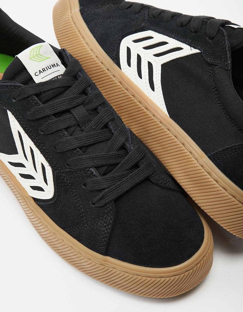 Cariuma Catiba Pro Skate Shoes - Black Gum/Ivory