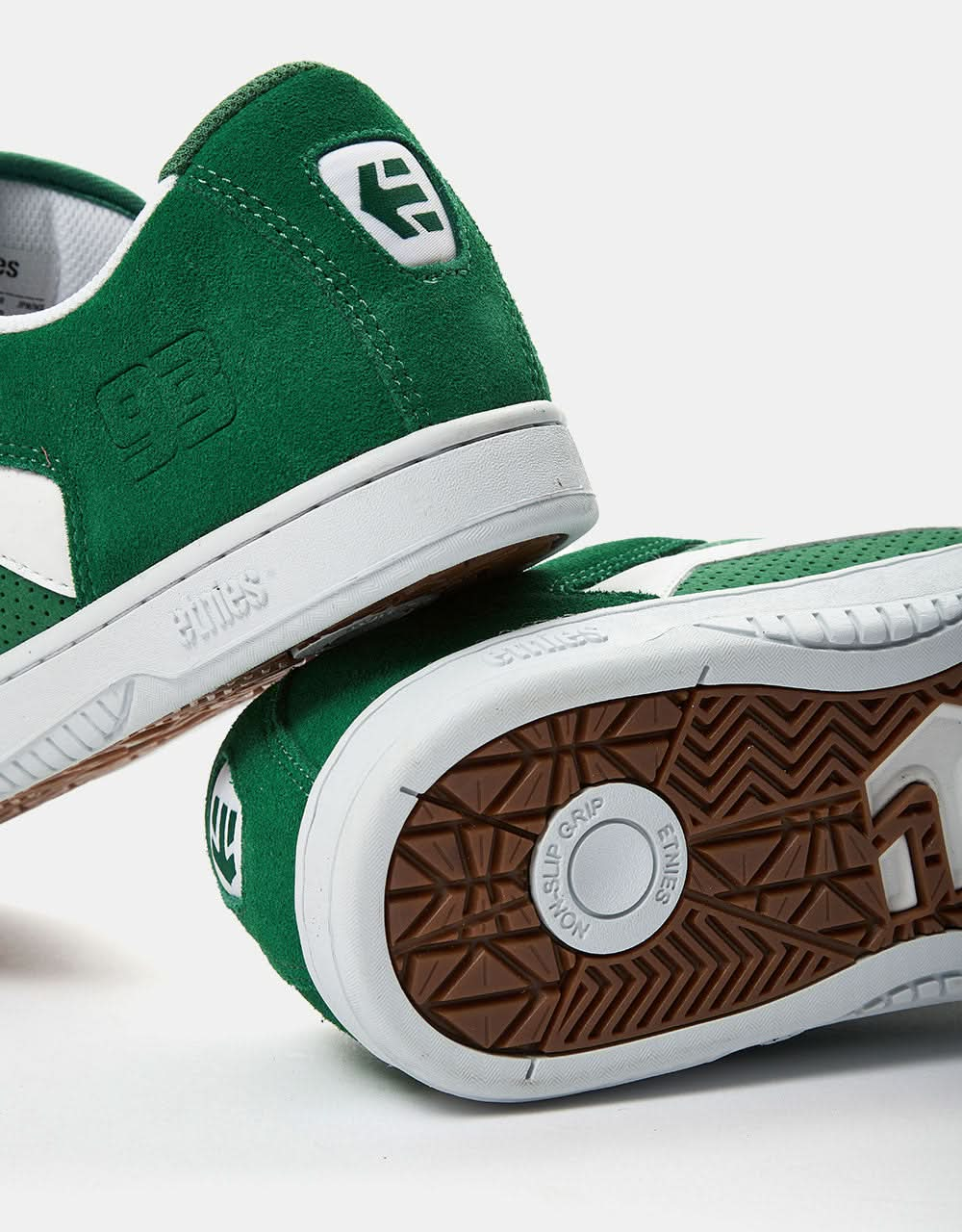 Etnies MC Rap Lo Skate Shoes - Green/White