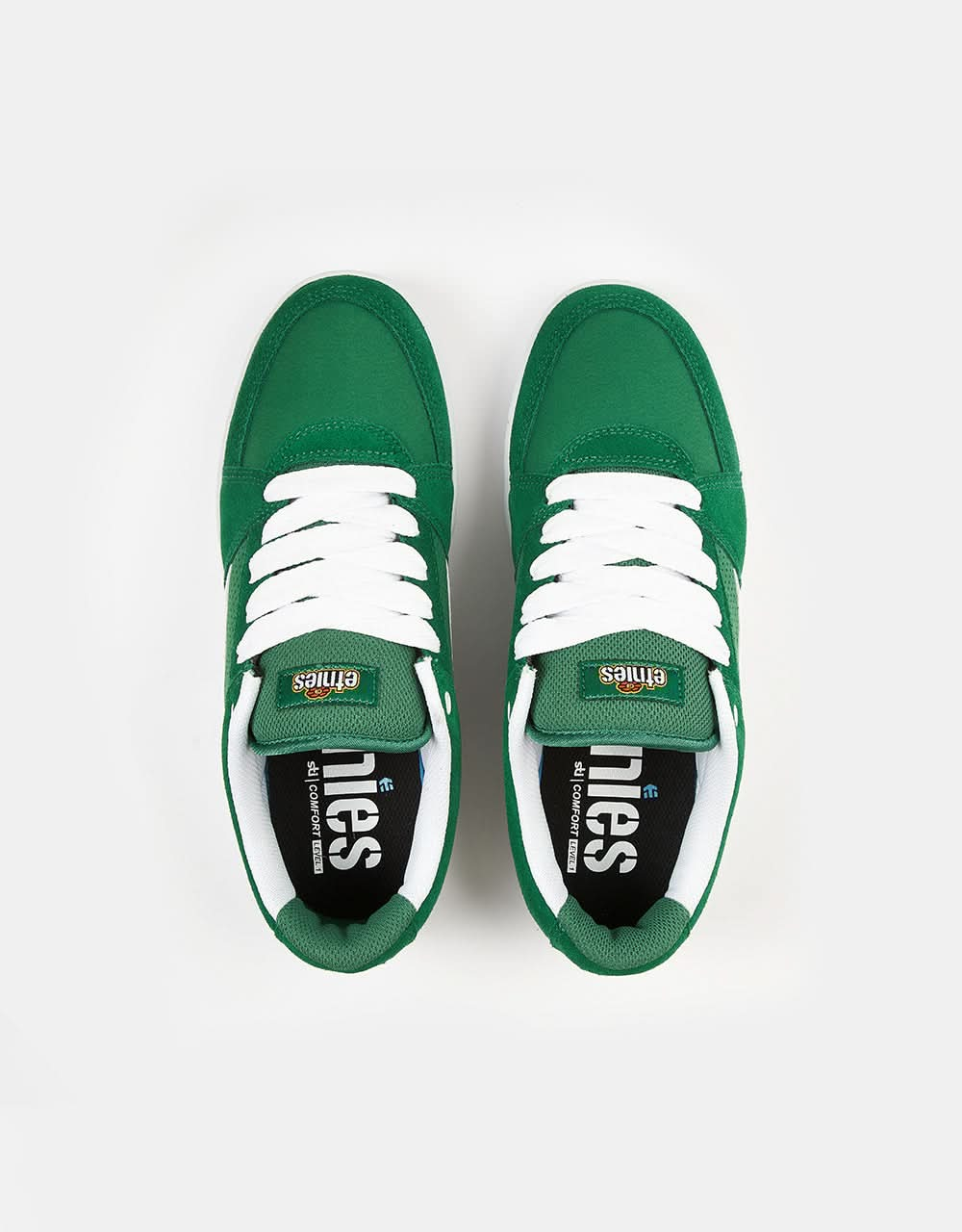 Etnies MC Rap Lo Skate Shoes - Green/White