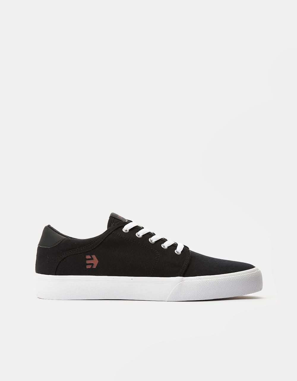 Etnies Barge Slim Zapatos de skate - Negro/Blanco/Plata