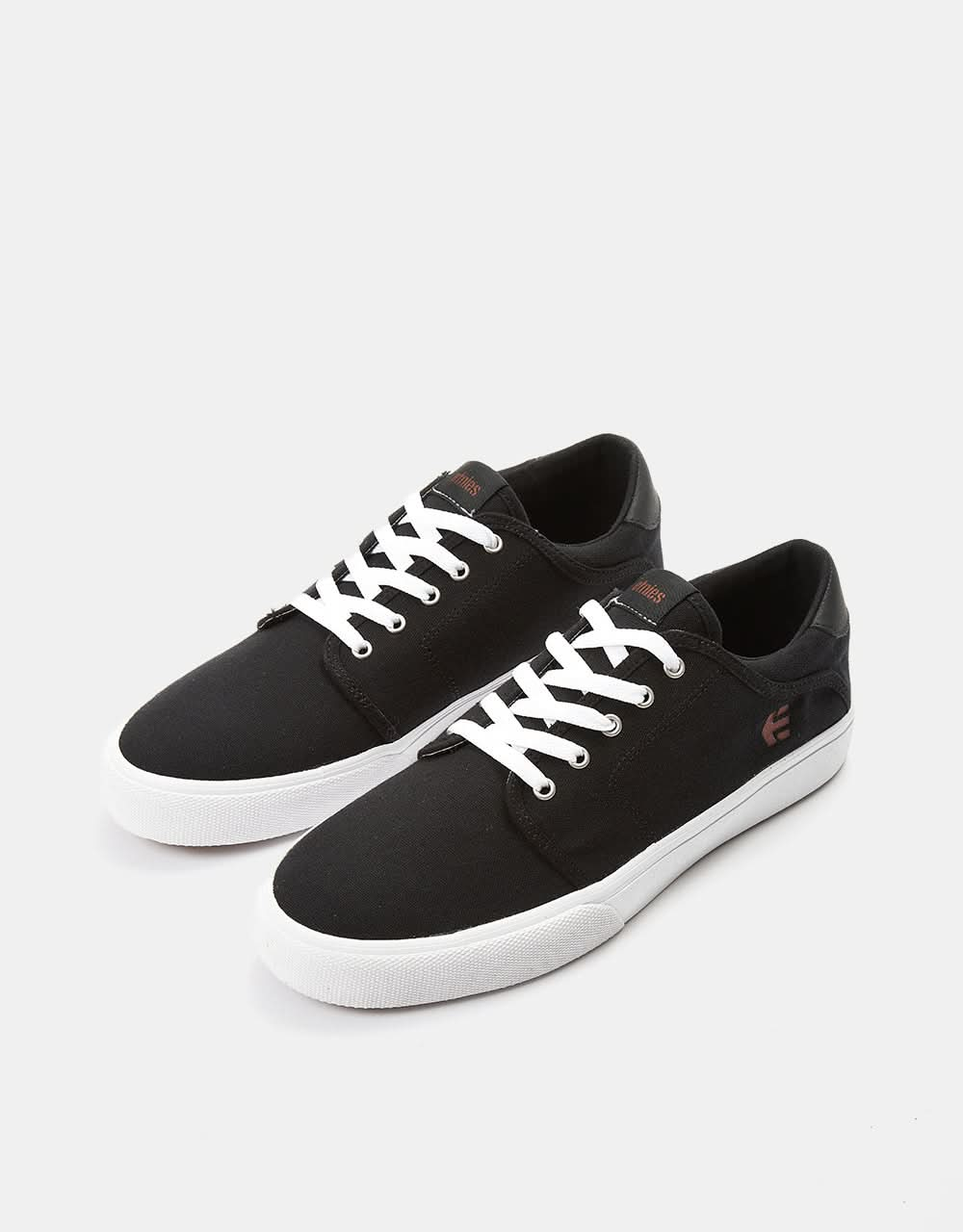 Etnies Barge Slim Zapatos de skate - Negro/Blanco/Plata