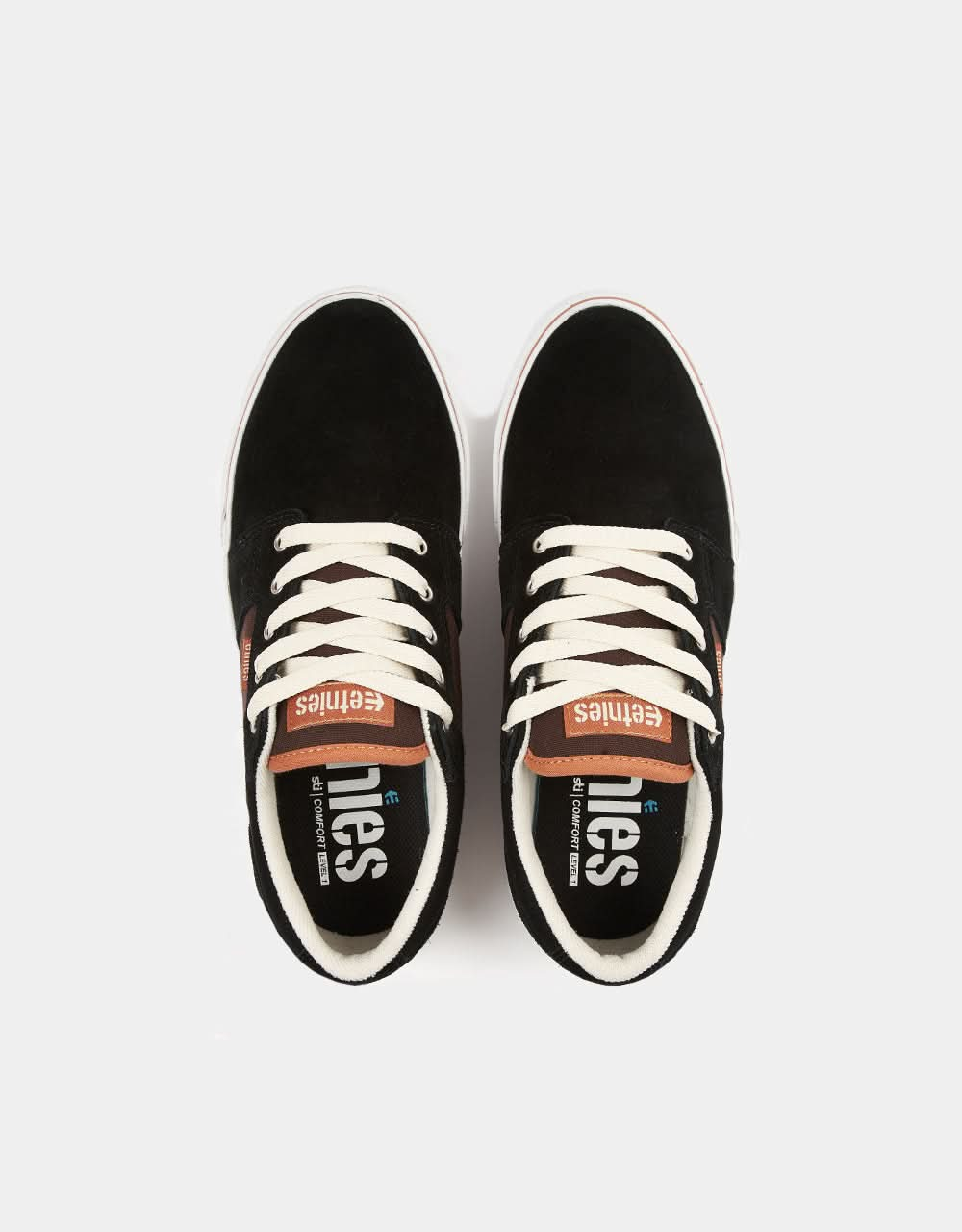 Etnies Barge LS Skate Shoes - Black/Brown