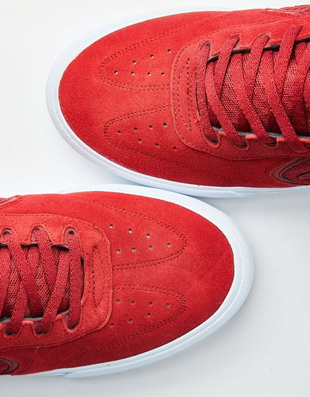 Lakai x Chocolate Atlantic Vulc Skate Shoes - Red Suede