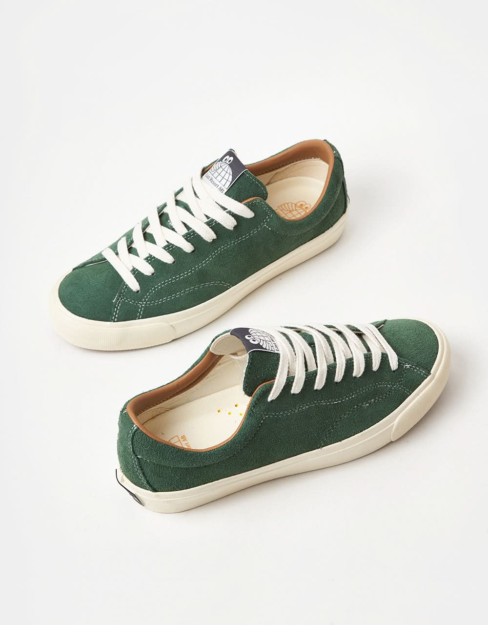 Last Resort AB VM003 Lo Zapatos de skate de gamuza - Verde olmo/Blanco