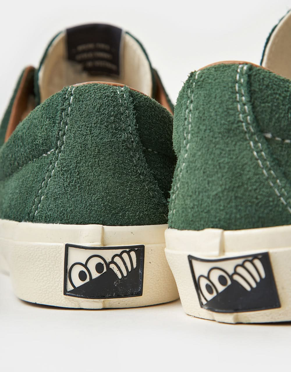 Last Resort AB VM003 Lo Suede Skate Shoes - Elm Green/White