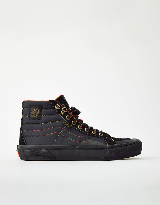 Vans Skate Sk8-Hi Reissue zapatos de skate - (Spitfire) negro/llama