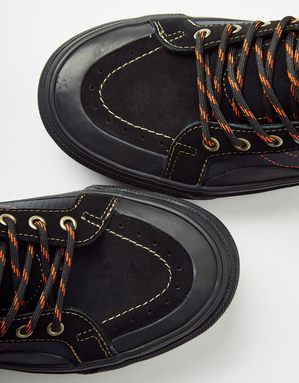 Vans Skate Sk8-Hi Reissue Skate Shoes - (Spitfire) Black/Flame