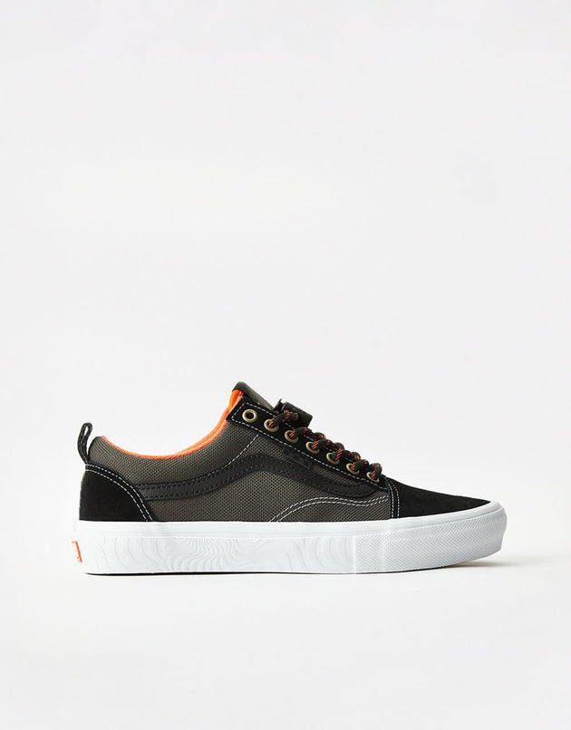 Vans Skate Old Skool Skate Shoes - (Spitfire) Black/Flame