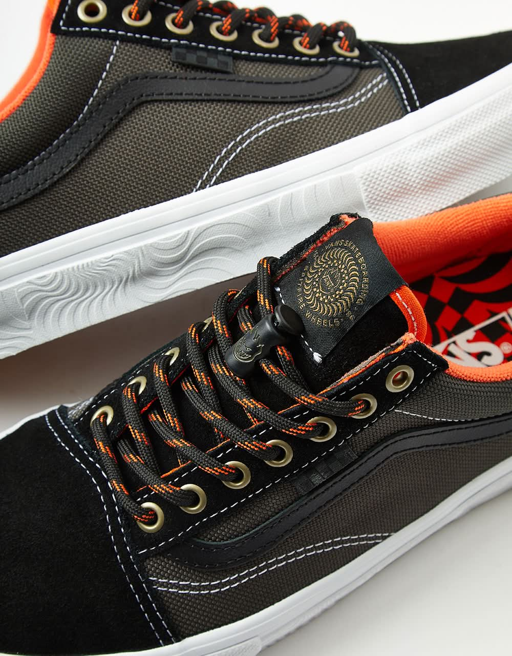 Vans Skate Old Skool Skate Shoes - (Spitfire) Black/Flame