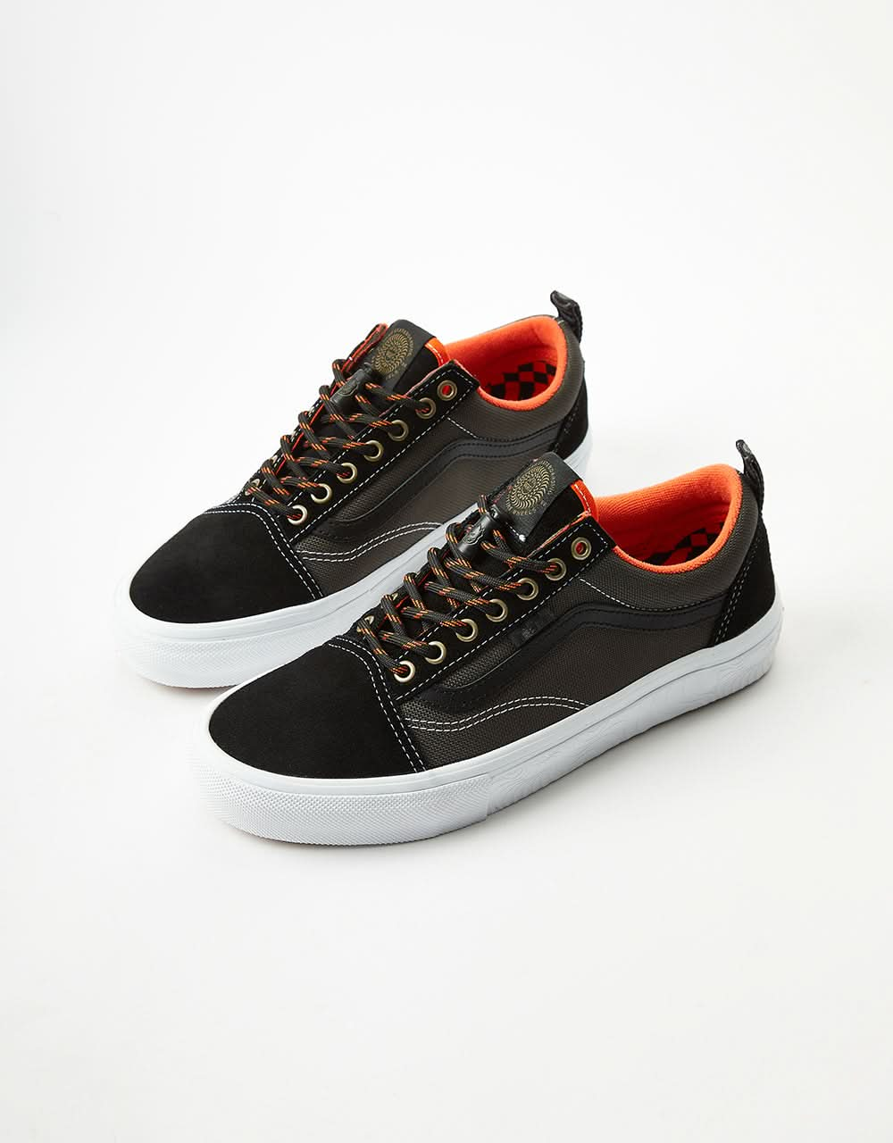 Vans Skate Old Skool Skate Shoes - (Spitfire) Black/Flame