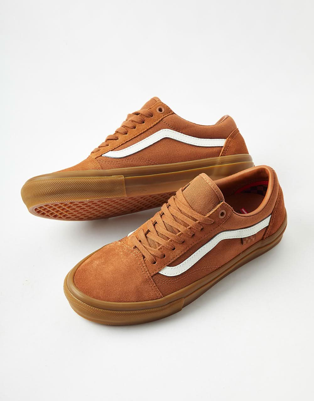 Vans Old Skool zapatos de skate - Marrón/Goma